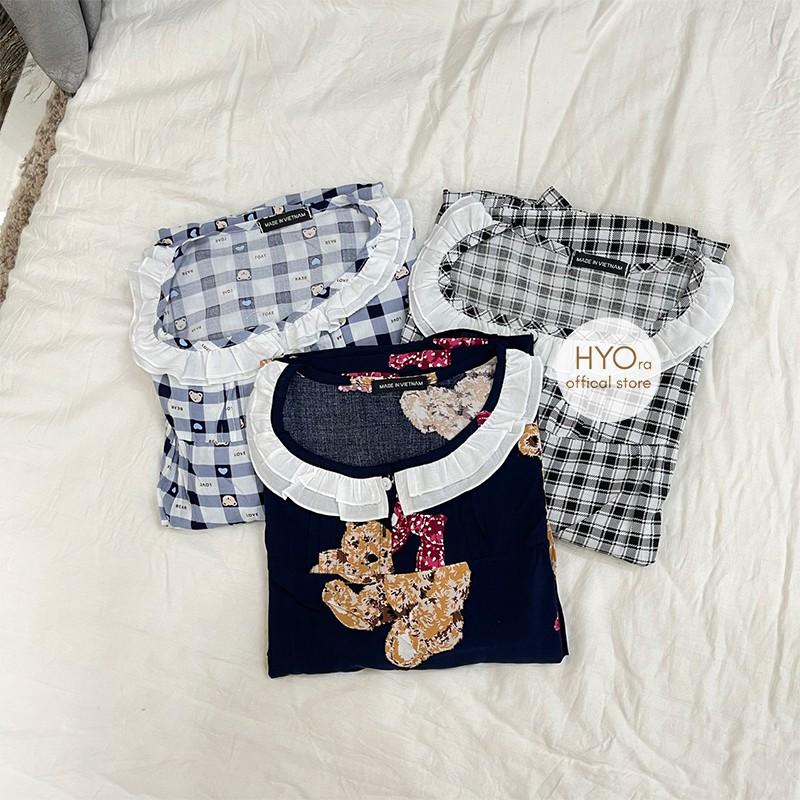 Bộ Đồ Bầu Lửng mặc ở nhà mùa hè Lanh/Tole mát mẻ thiết kế sau sinh