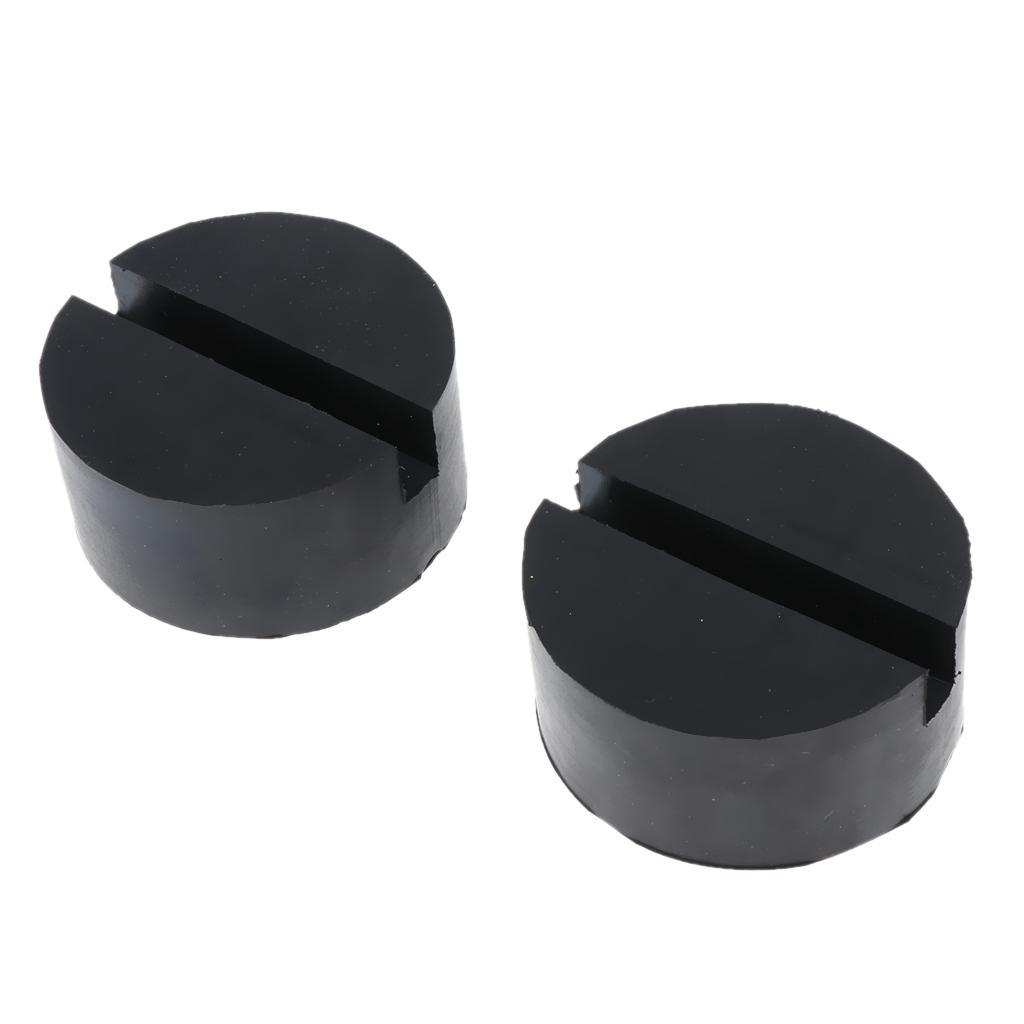 2 Pieces Car Jack Rubber Pad for Car Jack Trolley Jack, Universal