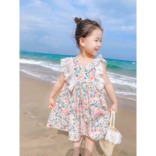 Váy hoa cánh tiên siêu xinh cho bé gái