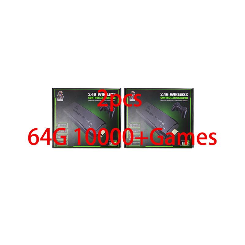 Trò Chơi Video 4K HD Stick10000 Trò Chơi Retro Tay Cầm Chơi Game Video Game Stick1-10pcs 64G Được Xây Dựng Retro Tay Cầm Chơi Game Cho PS1/GBA