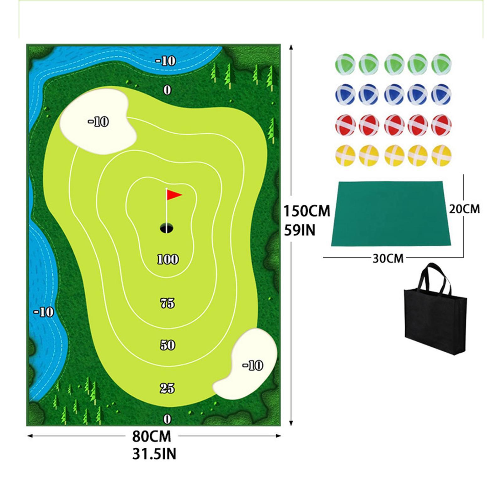 Chipping Golf Game Mat Swing Trainer Training for Home Office Equipment