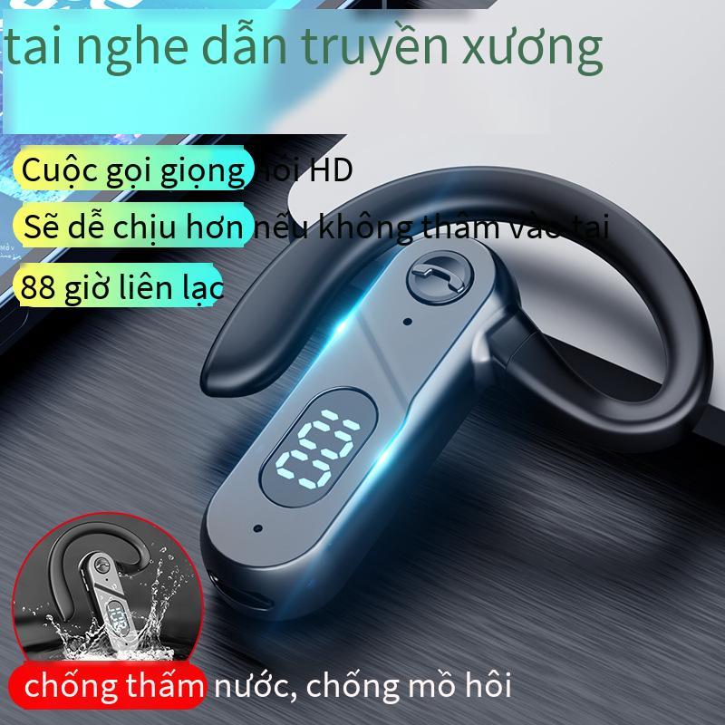 Đảm bảo chất lượng V28 không dây gắn trong tai dành cho doanh nghiệp không dây công suất lớn khái niệm dẫn truyền màn hình kỹ thuật số Tai nghe Bluetooth một tai 5.2