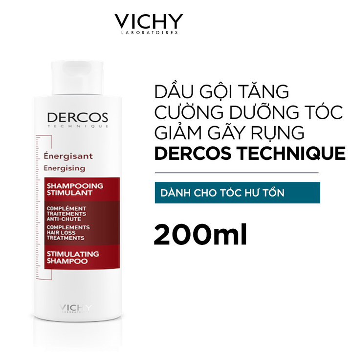 Dầu Gội Giảm Rụng Tóc Và Chuyên Dành Cho Tóc Mỏng Yếu Vichy Dercos Energising 200ml