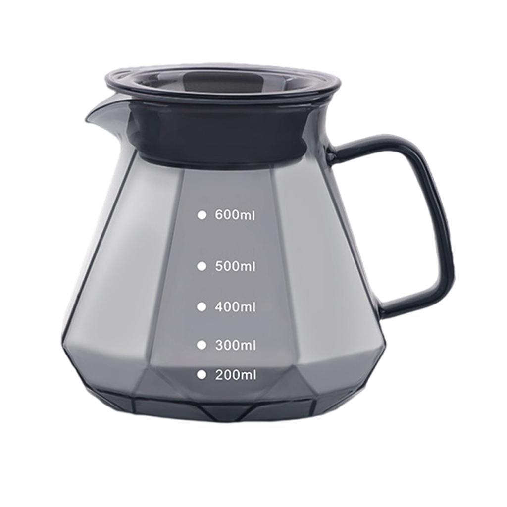 Pour Over Coffee Pot filter Brewer V-Shaped Mouth for Cafe Coffee Lovers