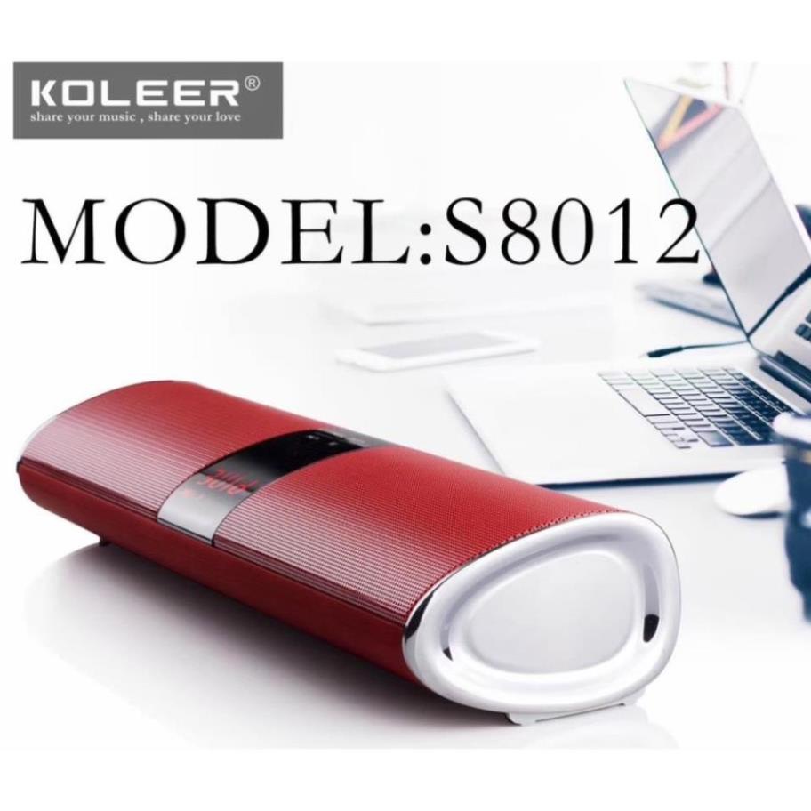 Loa Bluetooth KOLEER S8012 âm thanh trầm thiết kế sang trọng đẳng cấp-Hàng Chính Hãng