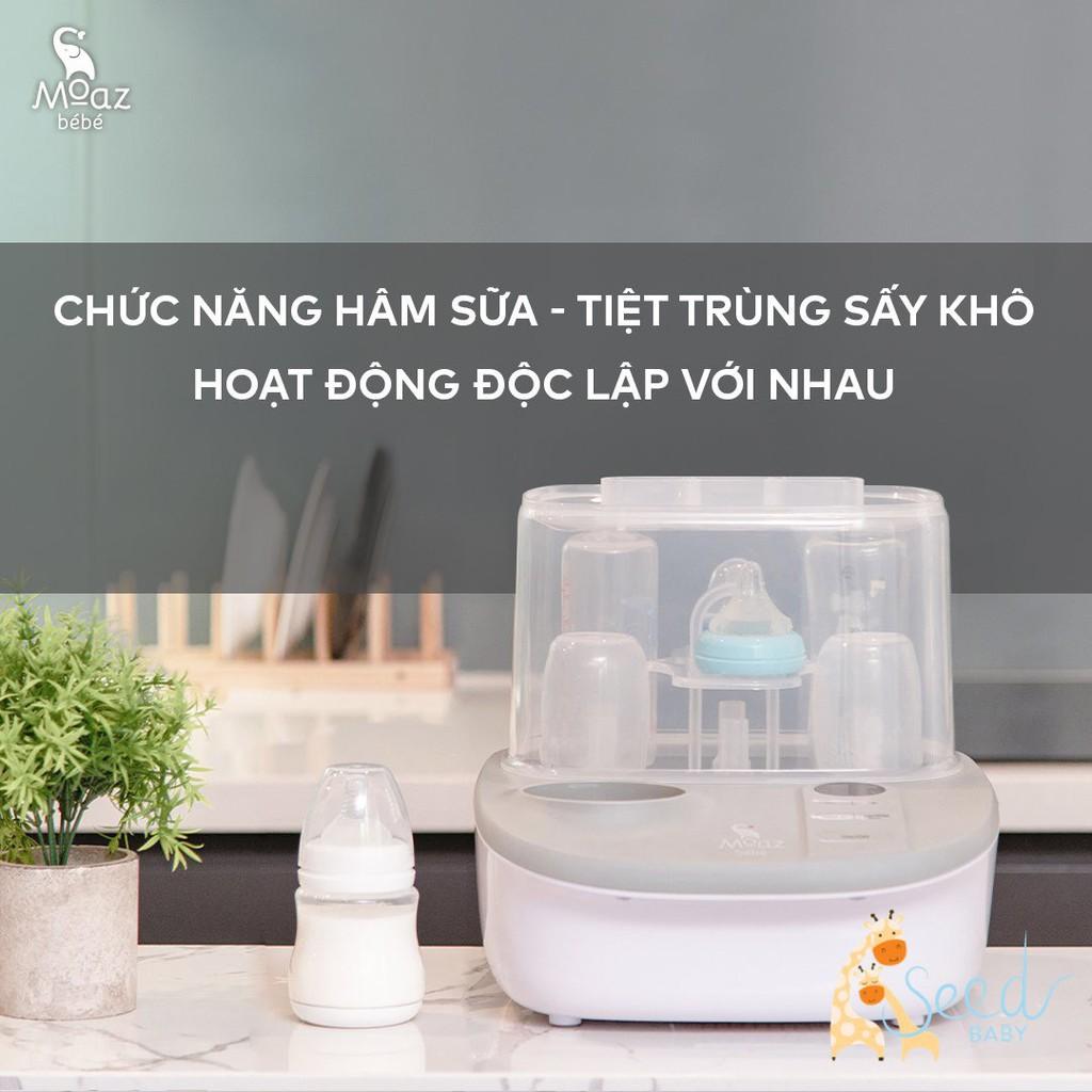 Máy tiệt trùng , sấy khô và hâm sữa Moaz bebe MB005 Chính hãng