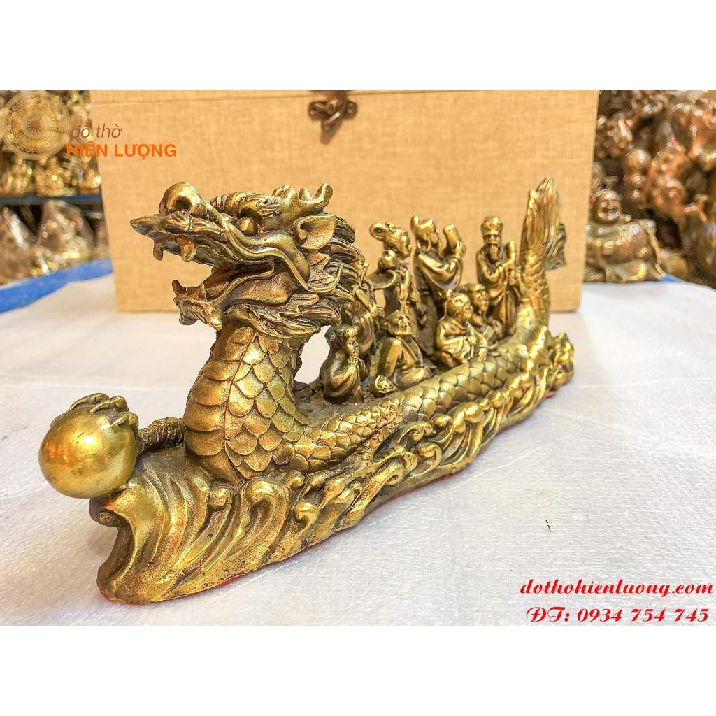 Thuyền Rồng Bát Tiên Bằng Đồng