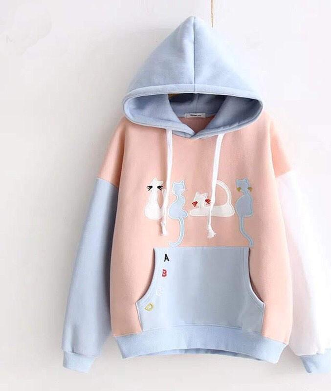 Áo hoodie nữ ABC