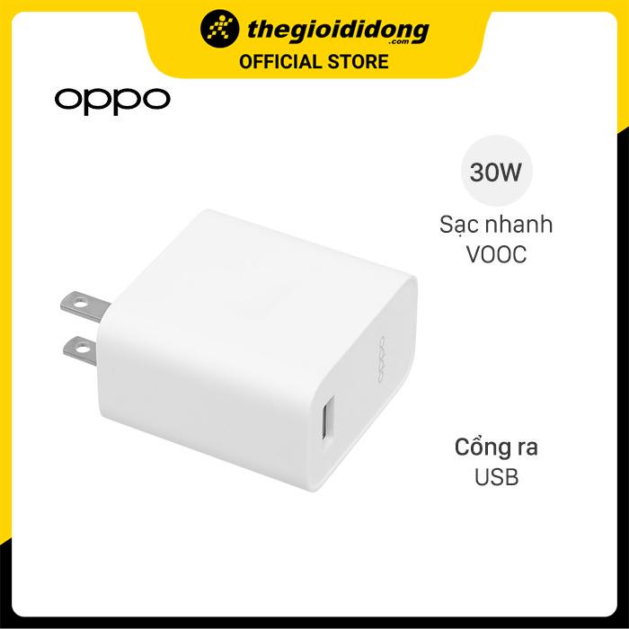 Adapter Sạc VOOC 30W OPPO VC56JAUH - Hàng chính hãng