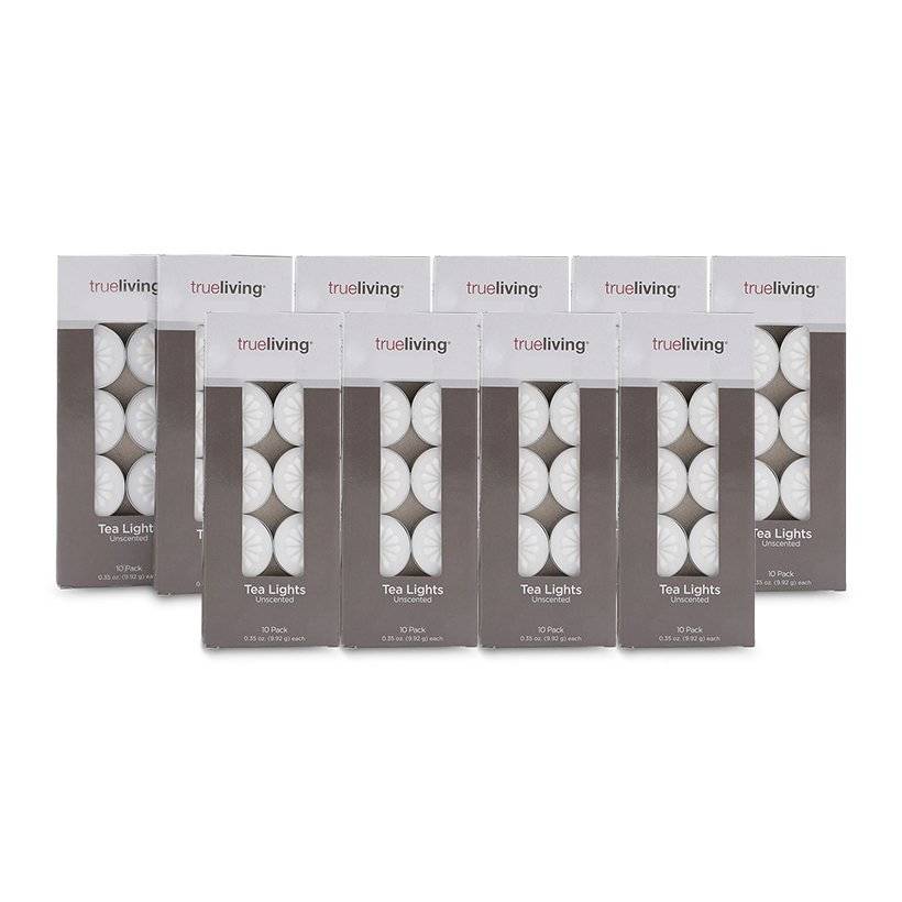 Combo 10 Hộp Nến Tealight Không Khói Mỗi Nến Đốt 4 Giờ