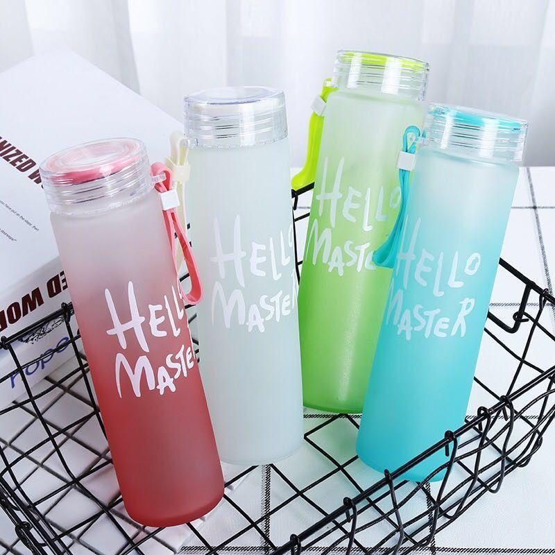 Bình Nước Hello Master 480ml Có Quai Xách Tiện Lợi