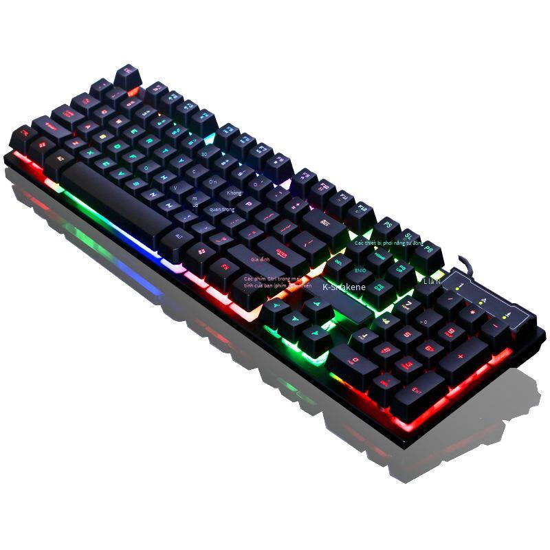 Phong cách mới nhất Viper K4 có dây treo USB thao tác điều khiển bàn phím trò chơi văn phòng máy tính để bàn gia đình máy tính xách tay bàn phím phát sáng