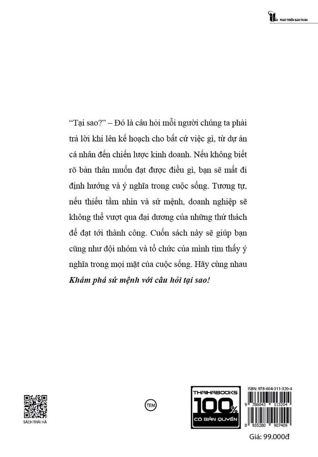 Sách Khám Phá Sứ Mệnh Với Câu Hỏi Tại Sao