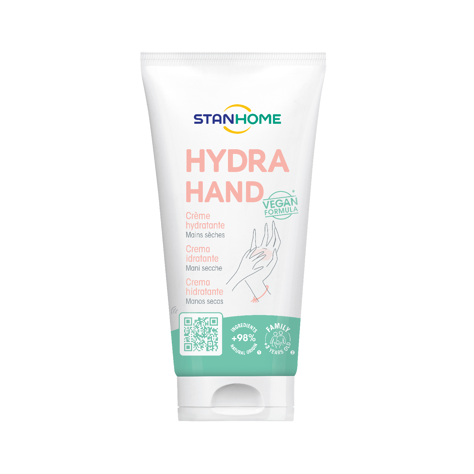 Kem dưỡng ẩm hàng ngày cho da tay, phù hợp với mọi loại da và da nhạy cảm Stanhome Hydra hand 50ml
