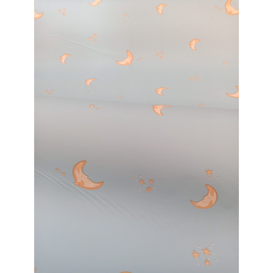 Combo 10 mét giấy dán tường, decal dán tường trang trí nhà cửa VŨ TRỤ XANH khổ 45cm