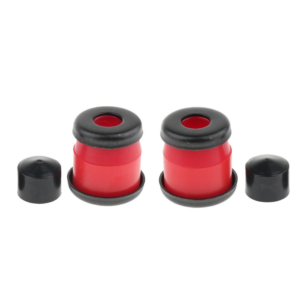 2xSkateboard Rebuild Kit Bushings Washers Pivot Cups for 2 Trucks 7in Red
