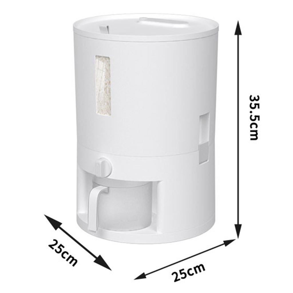 6KG Rice Storage Container Cereal Cereal Container Bin Moisture-proof