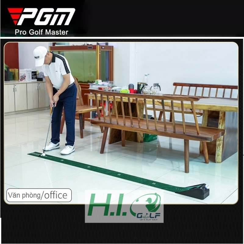 Thảm tập Putt Golf PGM hồi bóng tự động bằng điện – CH318