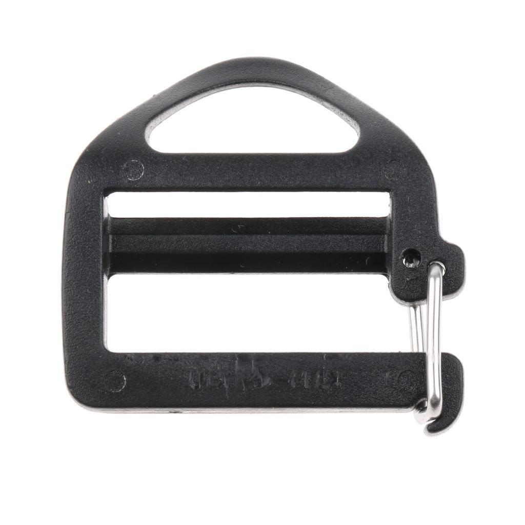 10 Pieces Plastic Belt Buckles for 25mm Straps for Outdoor Backpack Attachment