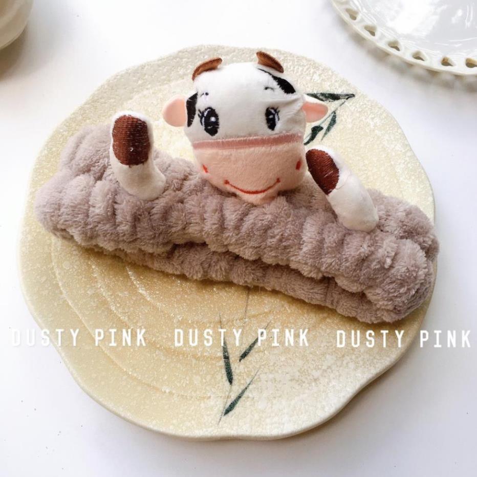 Băng đô turban rửa mặt bò sữa Băng đô tóc kiểu Hàn Quốc Thời Trang Siêu Đẹp Nhiều Hình Đáng Yêu