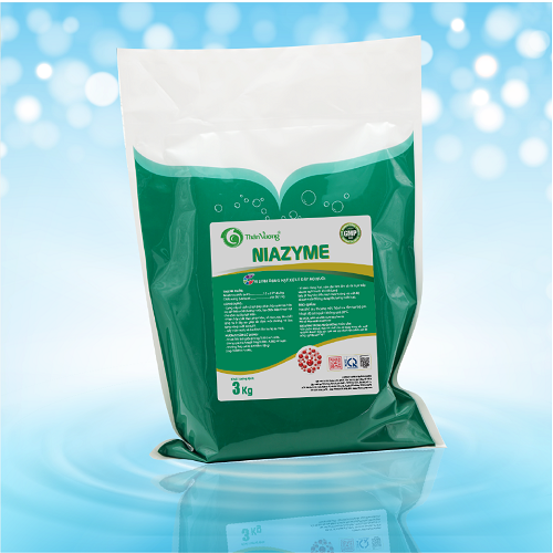 Vi sinh dạng hạt xử lý đáy ao nuôi thủy sản NIAZYME - Xô 3kg