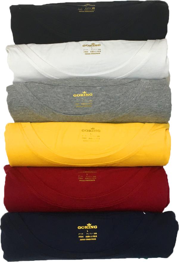 Siêu giảm giá. Áo phông trơn GOKING form ôm đẹp cho nữ, chất liệu thun 100% cotton siêu thoáng mát. Áo phông nữ hàng hiệu cao cấp