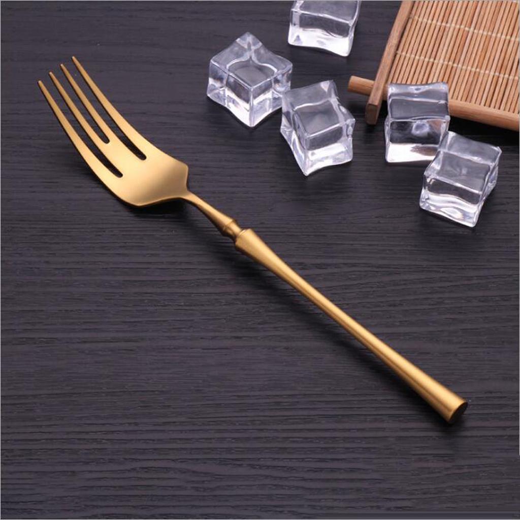 Stainless Steel Cutlery Table Dinner Soup Spoon Fork Tableware