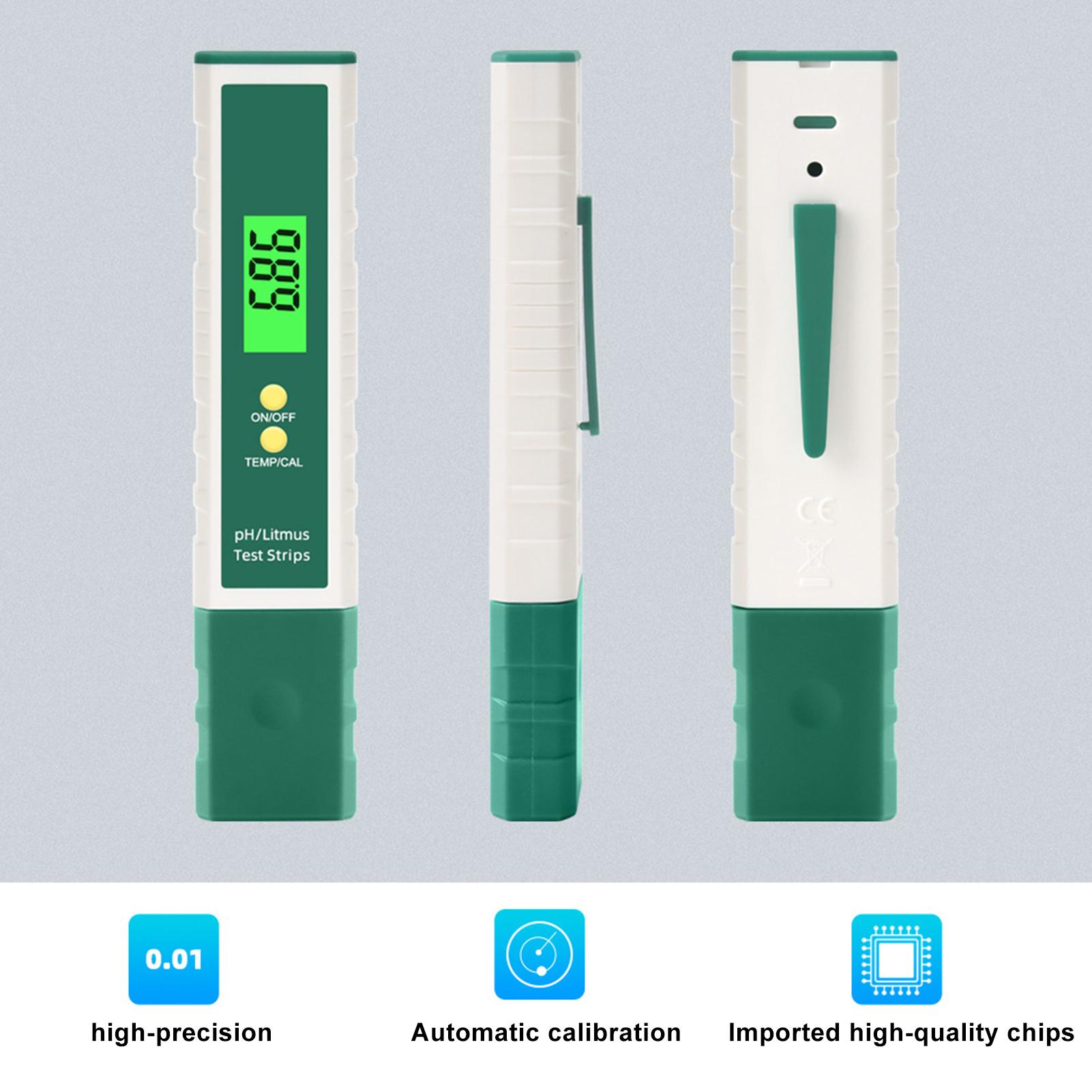 Digital PH Meter PH Tester Water Quality Tester Temperature Function