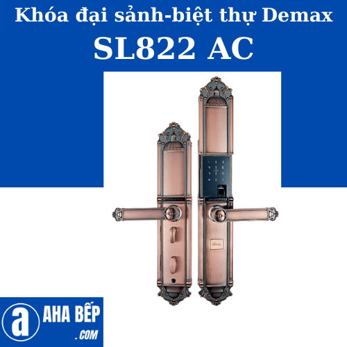 Khóa Đại Sảnh - Biệt Thự Demax SL822 AC. Hàng Chính Hãng