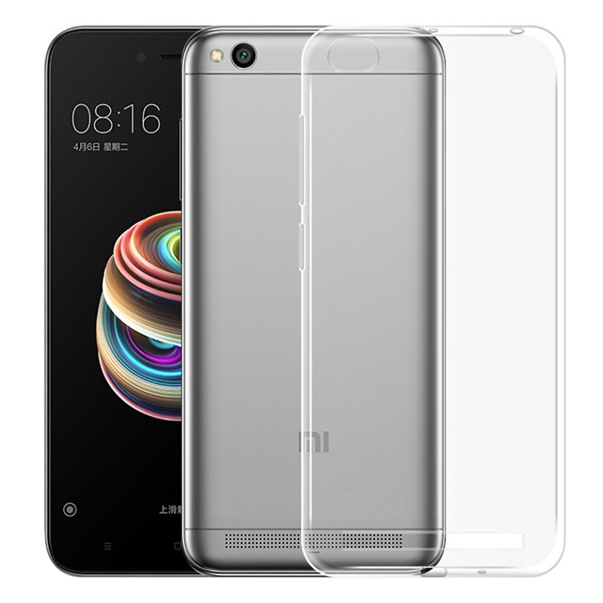 Ốp lưng dẻo silicone trong suốt dành cho Xiaomi Redmi 5A
