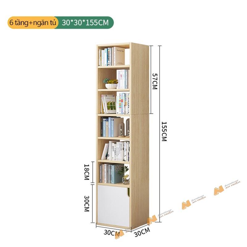 Made in VN Tủ chứa đồ đa năng nhiều tầng tủ sách tủ đầu giường gỗ gỗ mdf 17mm công ty Mộc Phát độ bền trên 30 năm AN039