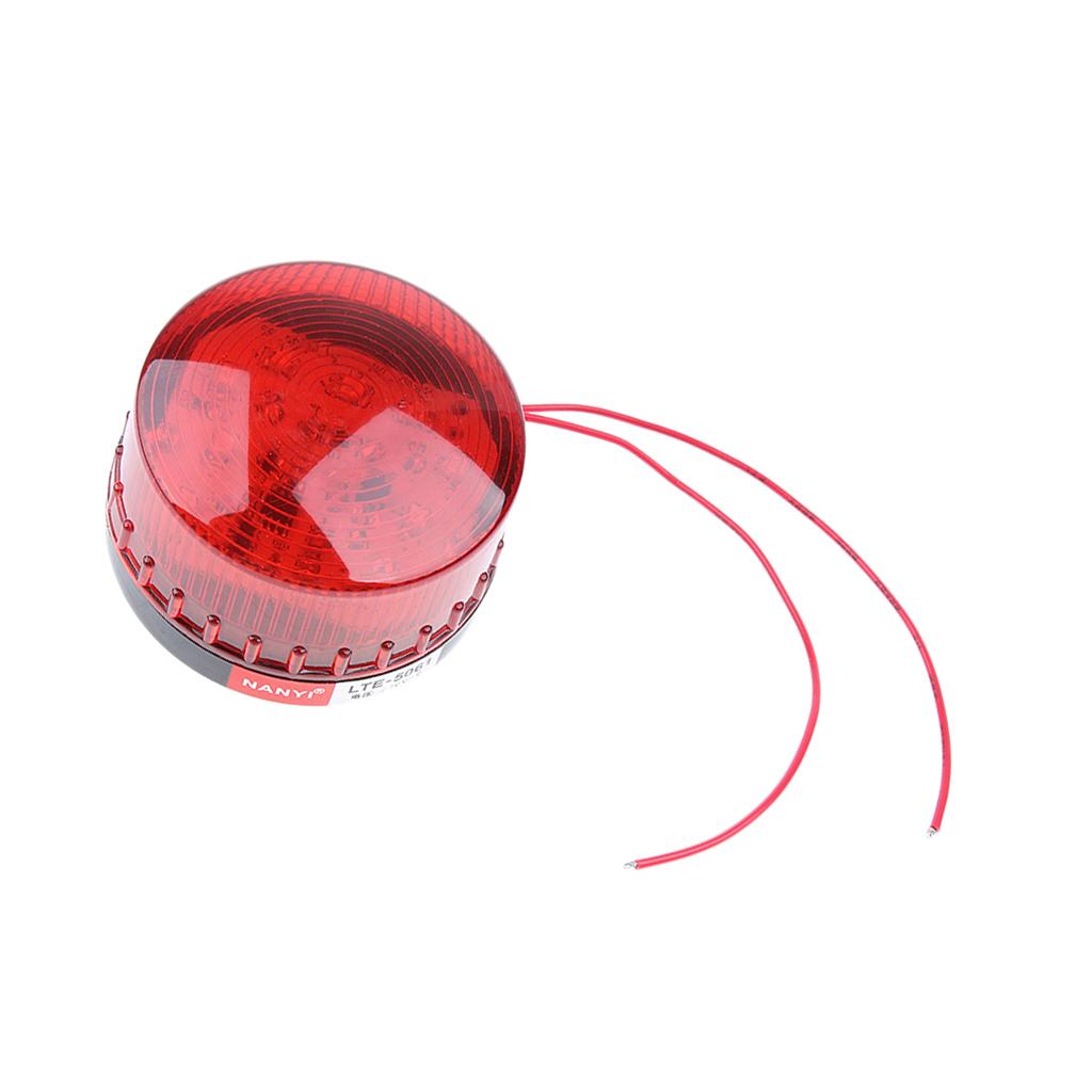 Warning Strobe Beacon Alarm Light Signal Tower Lamp Water Proof DC24V LED