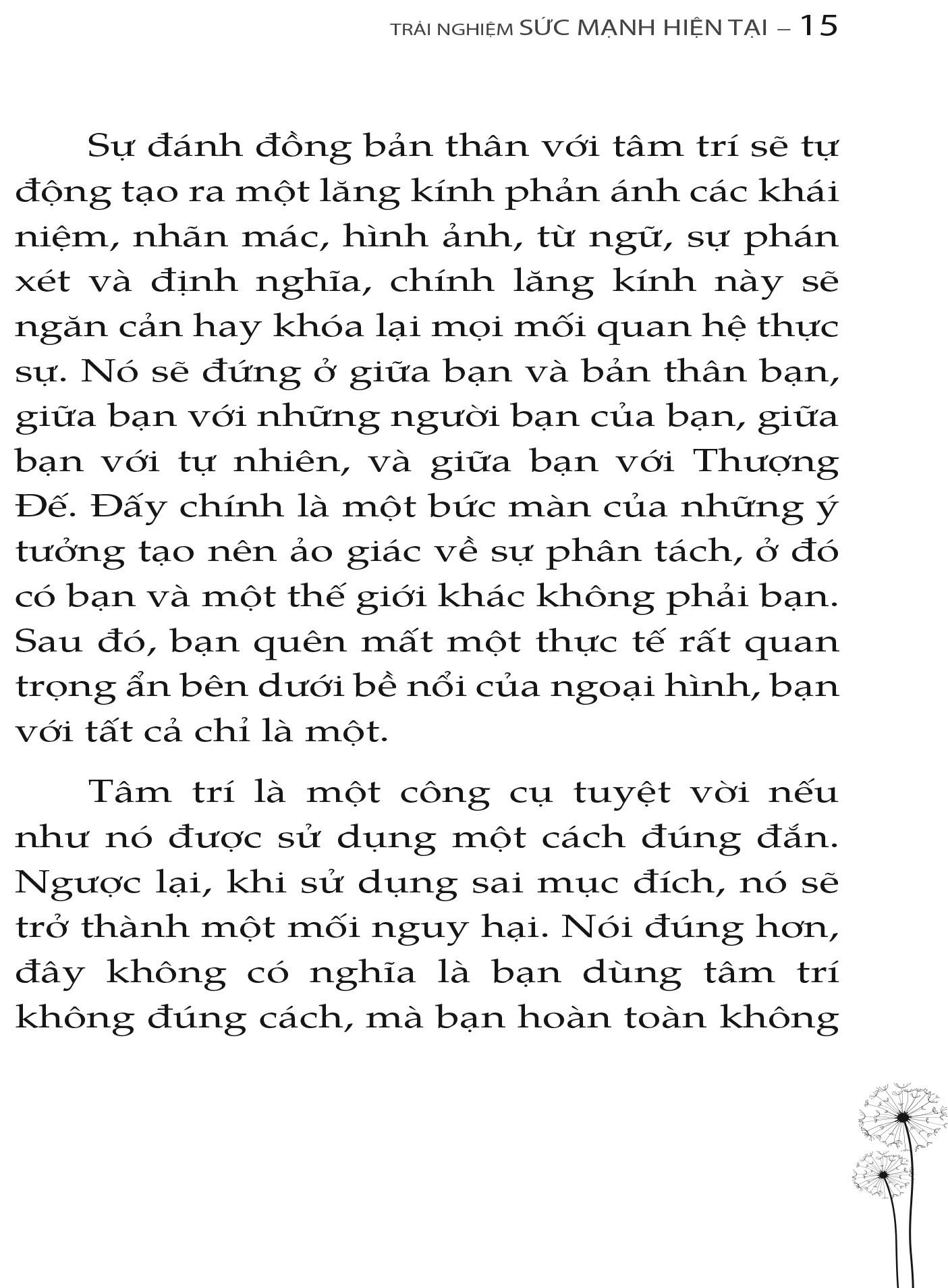 Sách Trải Nghiệm Sức Mạnh Hiện Tại