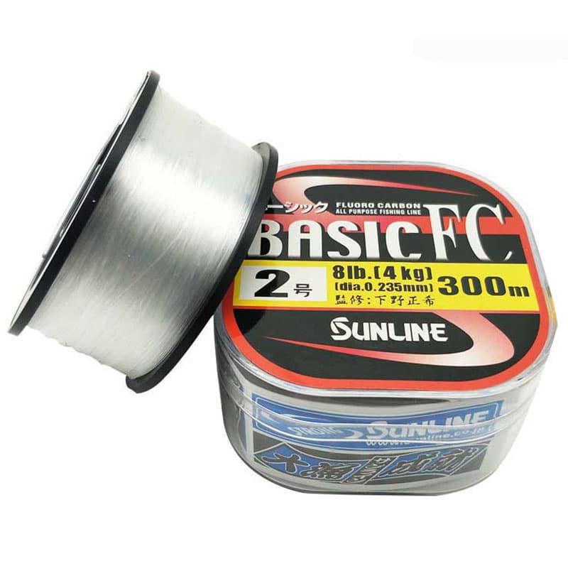 Cước Câu Cá Cao Cấp SUNLINE BASIC FC 300M NHẬP KHẨU