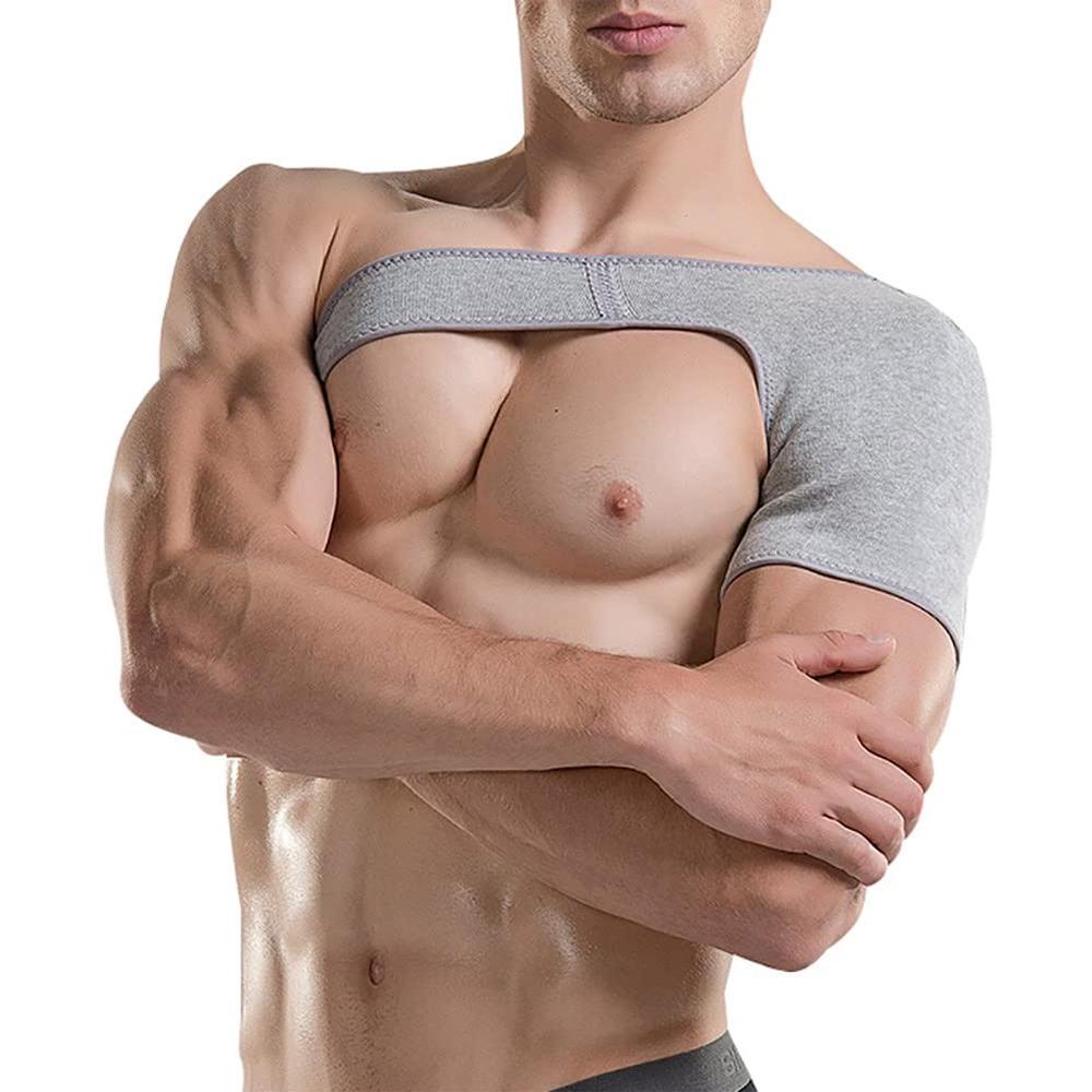 Thể thao đơn lẻ trở lại Hỗ trợ tre Charcoal Chai nén đàn hồi dây đeo cho cơ bong gân cơ bắp giảm đau Color: Grey-1Pc Size: XL