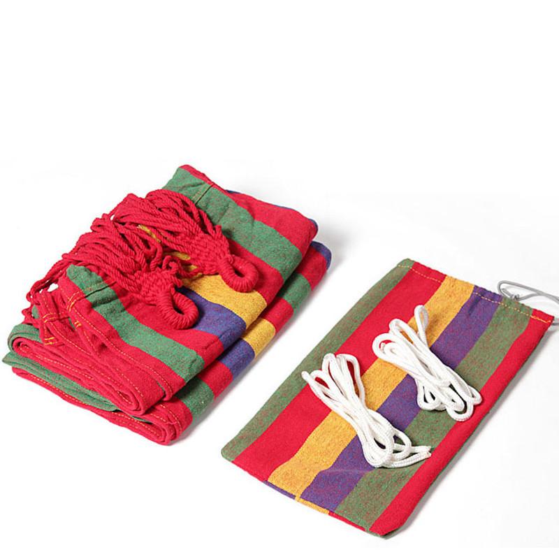 240*150Cm 2 Người 2 Võng Hamac Ngoài Trời Giải Trí Giường Treo Giường Đôi Ngủ Vải Đầm Võng Cắm Trại Săn Bắn 3 Màu