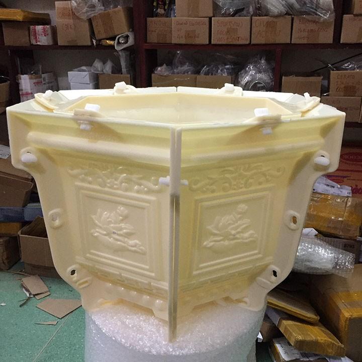 Khuôn Đúc Chậu Cảnh Bát Giác Nhựa ABS Cao Cấp 45CM - Giá đẹp