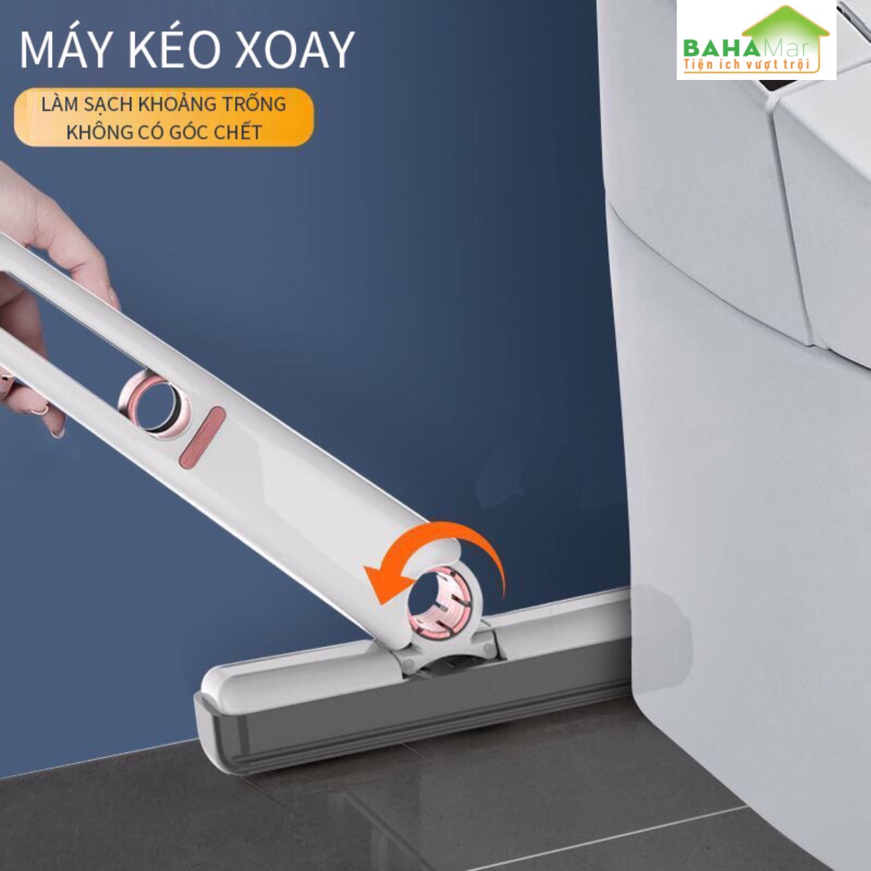 CÂY LAU MINI ĐA NĂNG VÀ THÔNG MINH TỰ VẮT GẤP GỌN SIÊU THẤM HÚT TIỆN DỤNG LAU DỌN "BAHAMAR" Làm sạch mạnh mẽ, có thể lau nhiều loại bề mặt : kính, đá, sàn nhà, sàn bếp, bàn vệ sinh, bàn học...