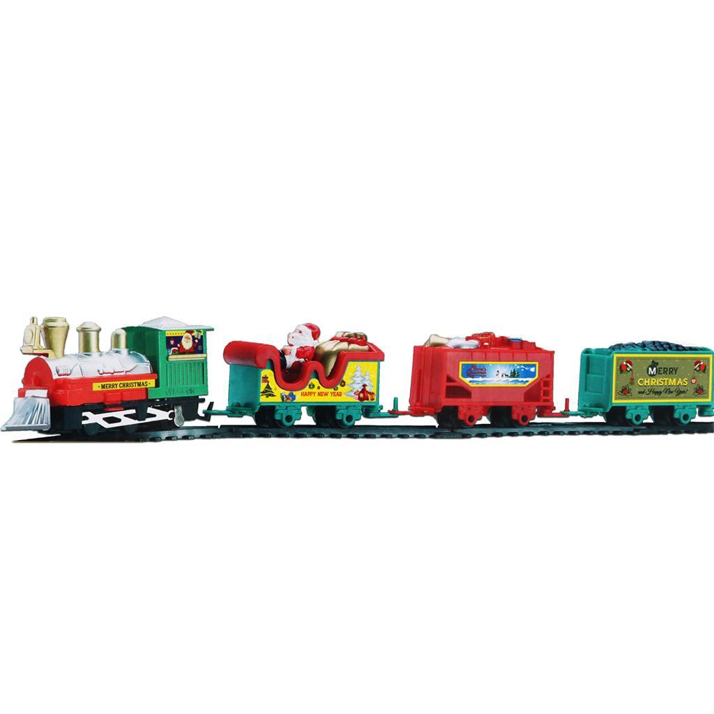 Christmas Electric Track Set Santa Carriage Gift