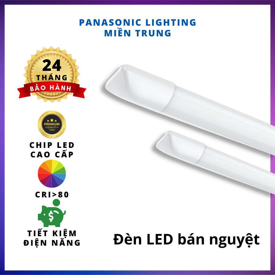 Đèn Led Bán nguyệt PANASONIC Công suất 18W/36W Ánh sáng Trung tính/Trắng 0,6 mét - 1,2 mét