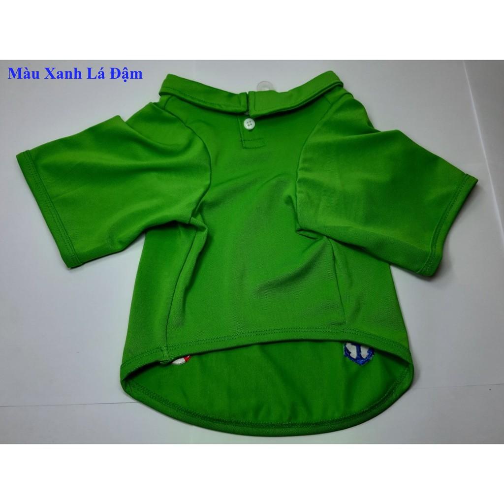 Hình ảnh ÁO CHO THÚ CƯNG CHÓ MÈO Loại polo có cổ Thêu 5 hình Chất liệu thun cotton Thoáng mát