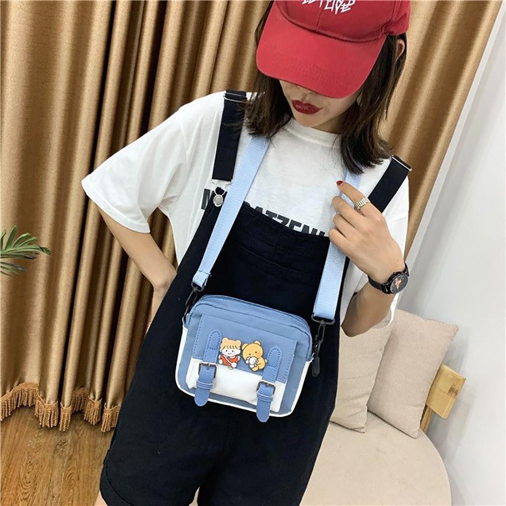 Túi tote vải canvas nữ đẹp đeo chéo đi học nhỏ gọn cute dễ thương giá rẻ TV08