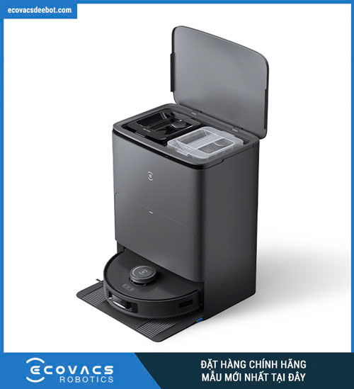 [GIÁ TẠI KHO] - Robot hút bụi lau nhà Ecovacs Deebot T30S Pro 2025 ĐEN Bảo Hành 24 Tháng - Hàng chính hãng Ecovacs