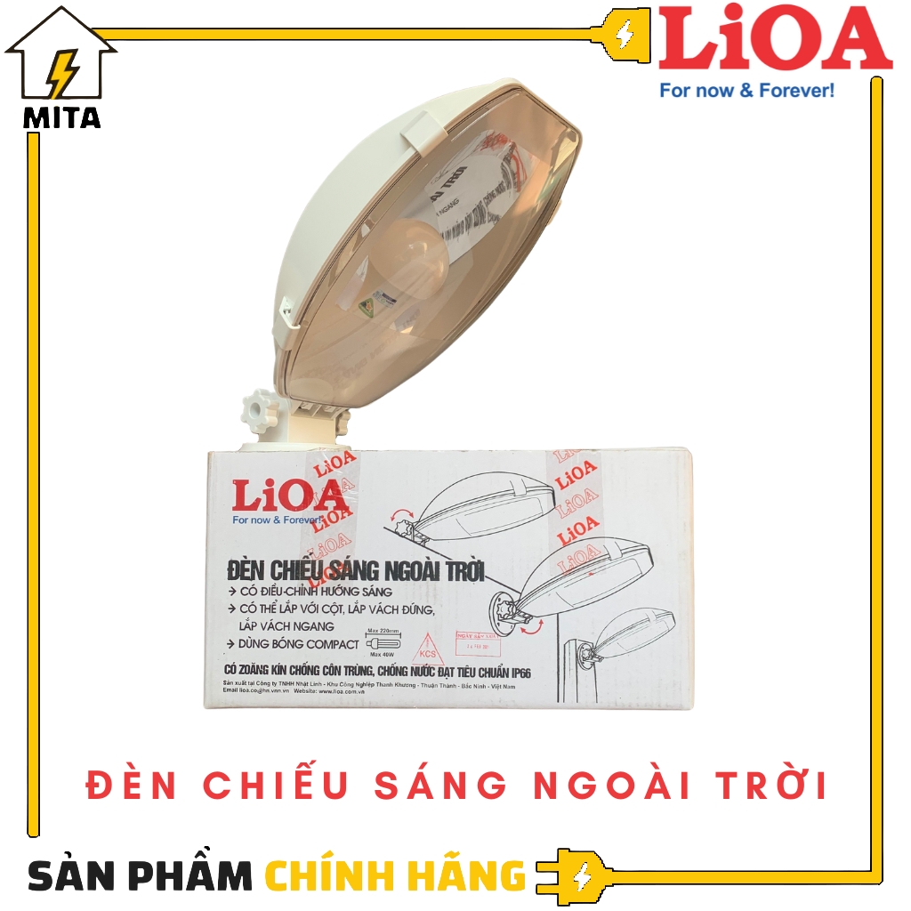 Đèn Chiếu Sáng Ngoài Trời, Ngõ, Hẻm LiOA