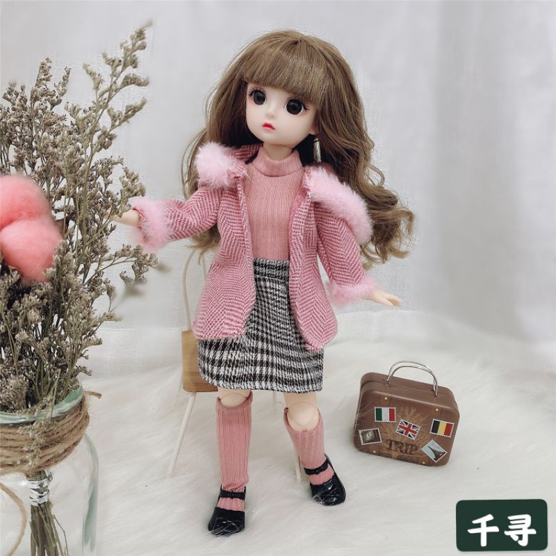 Búp Bê Cao 30cm Khớp Nối Linh Hoạt Xinh Xắn Đáng Yêu
