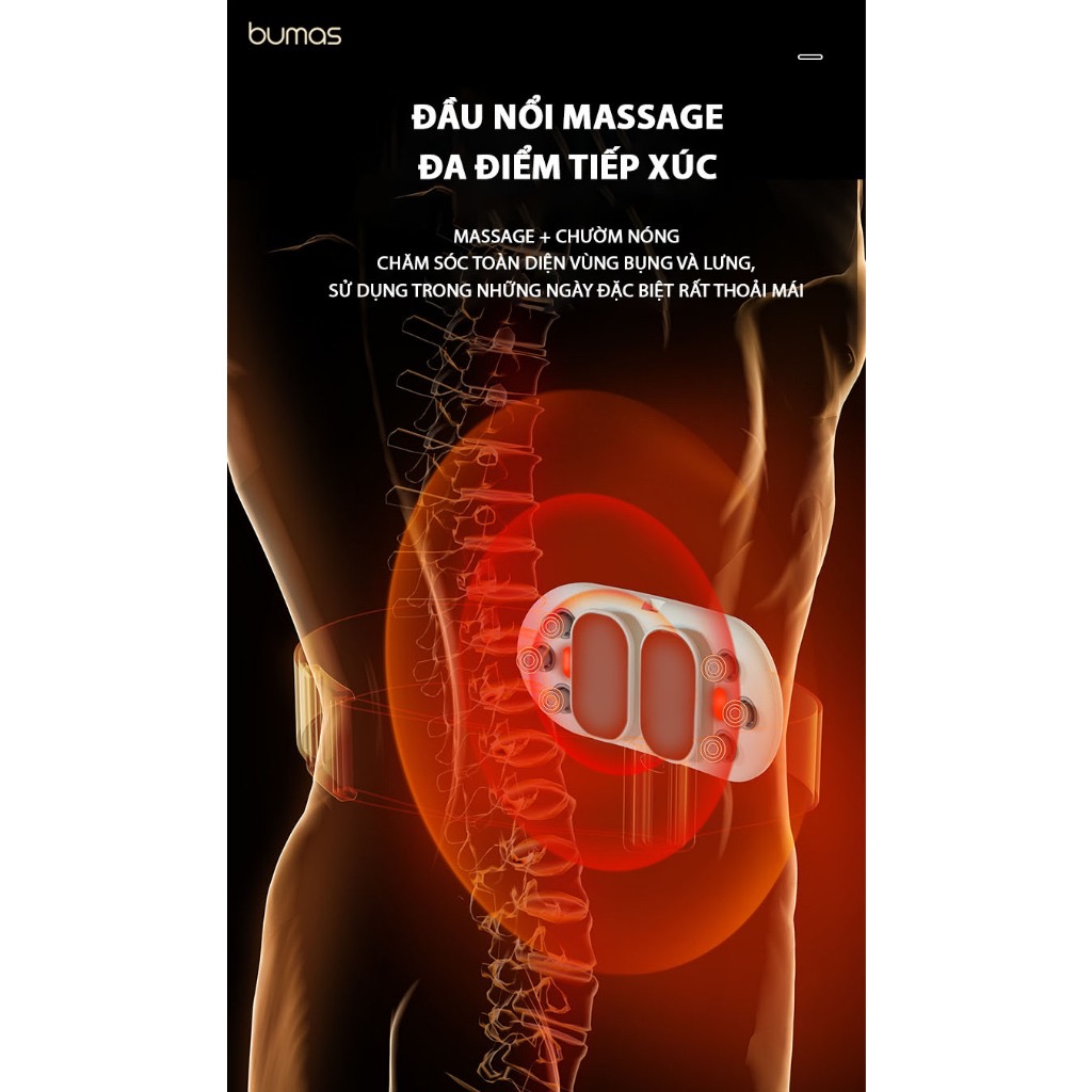 Máy Massage Làm Ấm Bụng Tiện Lợi Giảm Đau Cho Chị Em Đến Kì, Chườm Ấm Giảm Đau Bụng Kinh Điều Chỉnh Nhiệt Độ Phù Hợp