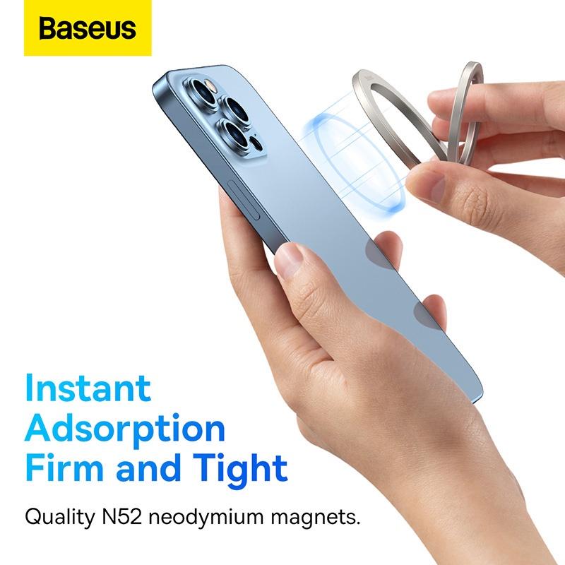 Giá Đỡ Vòng Kim Loại Có Thể Gập Lại Baseus Halo Series Foldable Metal Ring Stand