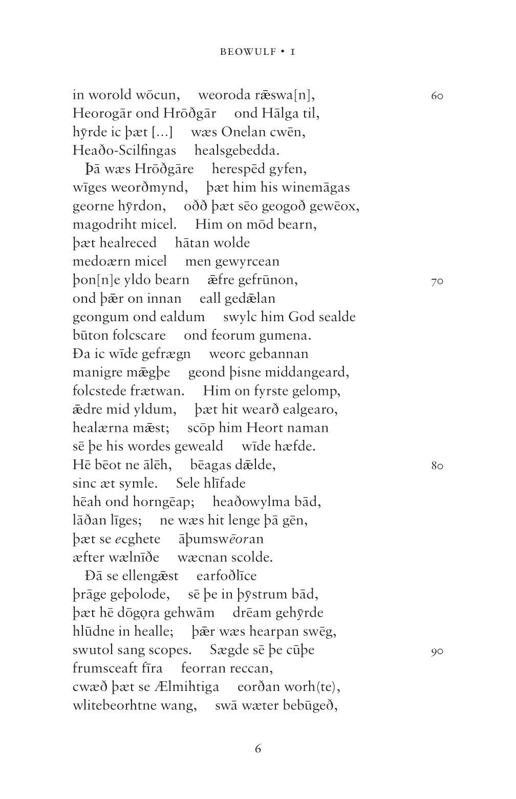 Beowulf: Dual Language And New Verse Translation