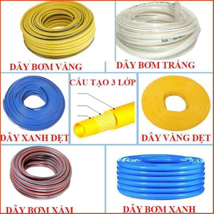Bộ dây và vòi xịt tăng áp rửa xe tưới cây