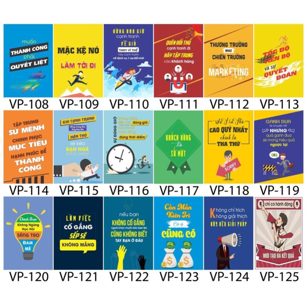 Chỉ 39k Tranh động lực, văn phòng, tranh phòng khách, châm ngôn trang trí phòng học 1000 mẫu